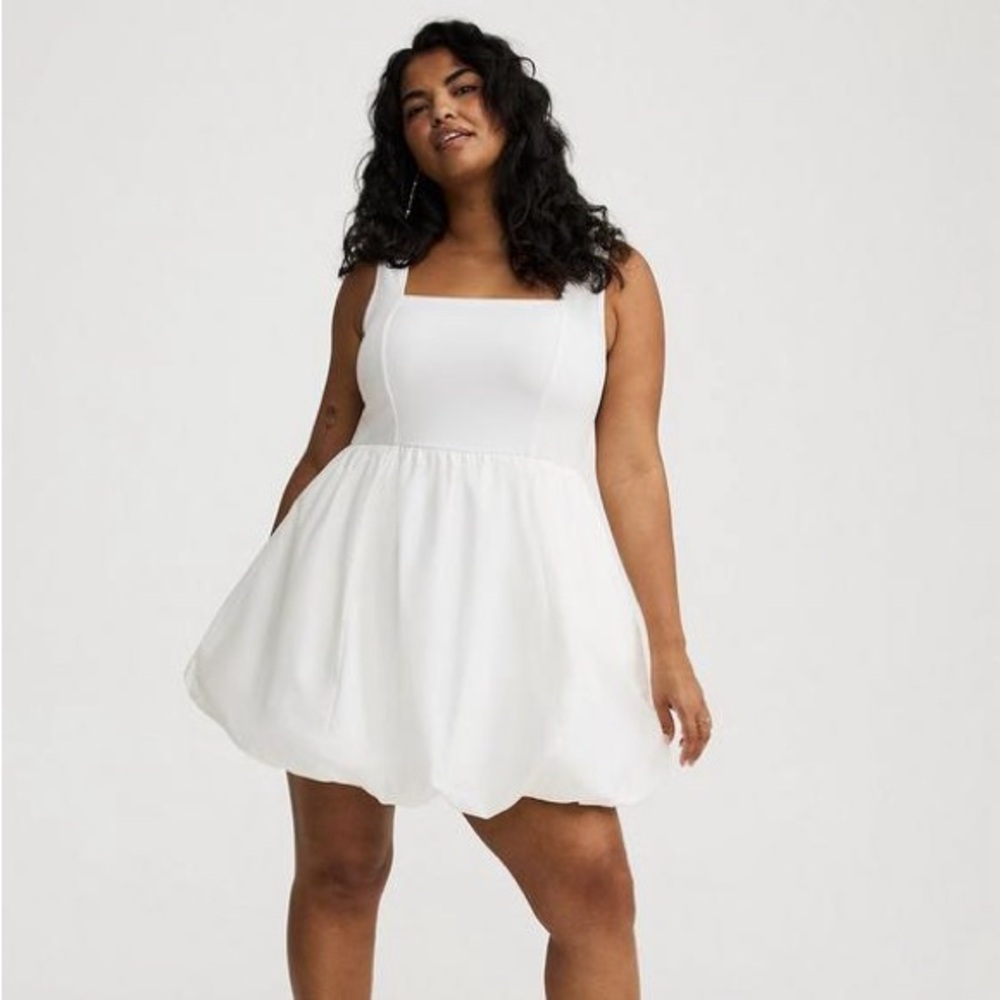 Torrid White Mini Dress